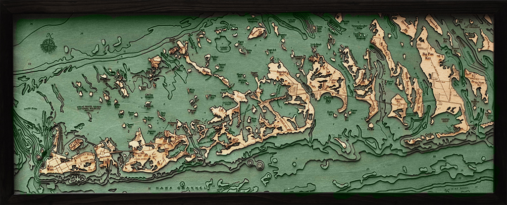 WoodChart of Florida Keys, Florida