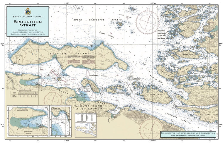 Nautical Placemat: Broughton Strait