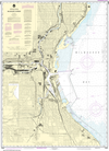 NOAA Chart 14924: Milwaukee Harbor