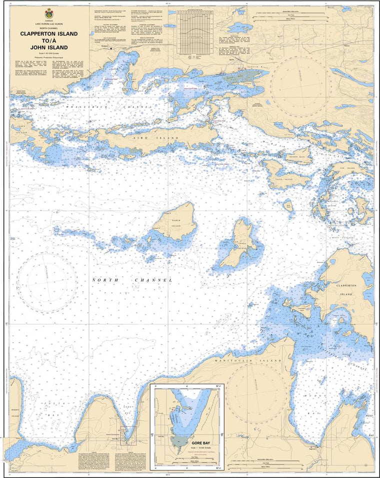 CHS Chart 2257: Clapperton Island to/à John Island