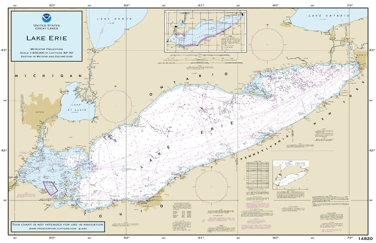 Nautical Placemat: Lake Eerie