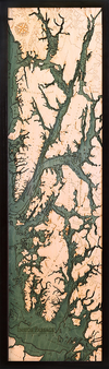 WoodChart of Inside Passage, Alaska