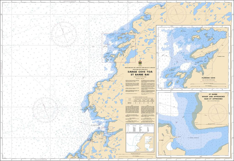 CHS Chart 4667: Savage Cove to / à St. Barbe Bay