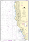 NOAA Print-on-Demand Charts US Waters-Monterey Bay to Coos Bay-18010