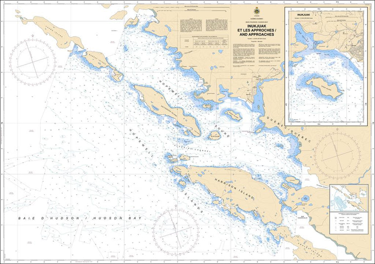 CHS Chart 5471: Inukjuak et les Approches and Approaches