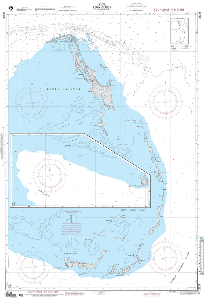 NGA Chart 26328: Berry Islands