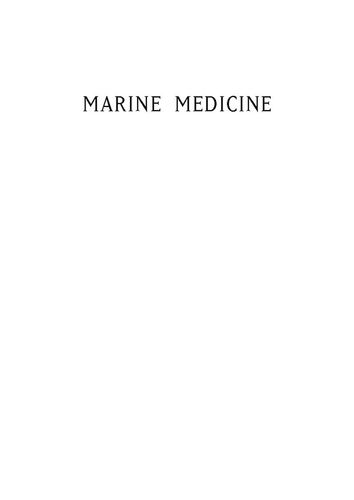 Marine Medicine