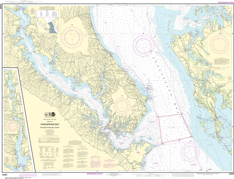NOAA Chart 12264: Chesapeake Bay - Patuxent River and Vicinity
