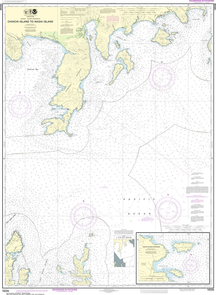 NOAA Chart 16556: Chiachi Island to Nagai Island, Chiachi Islands Anchorage