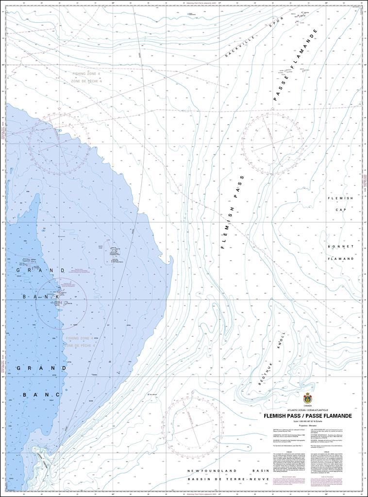 CHS Chart 8012: Flemish Pass / Passe Flamande