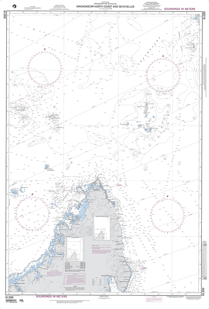 NGA Chart 61300: Madagascar-North Coast and Seychelles