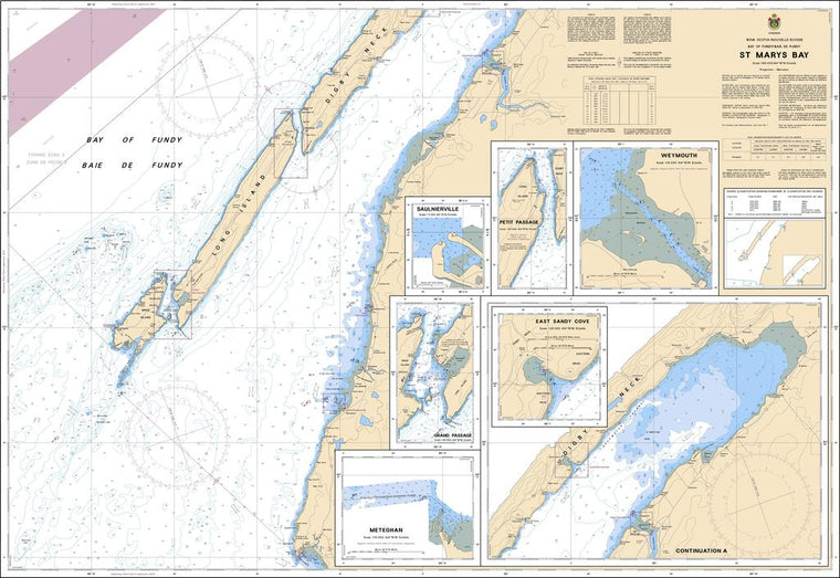 CHS Chart 4118: St. Marys Bay