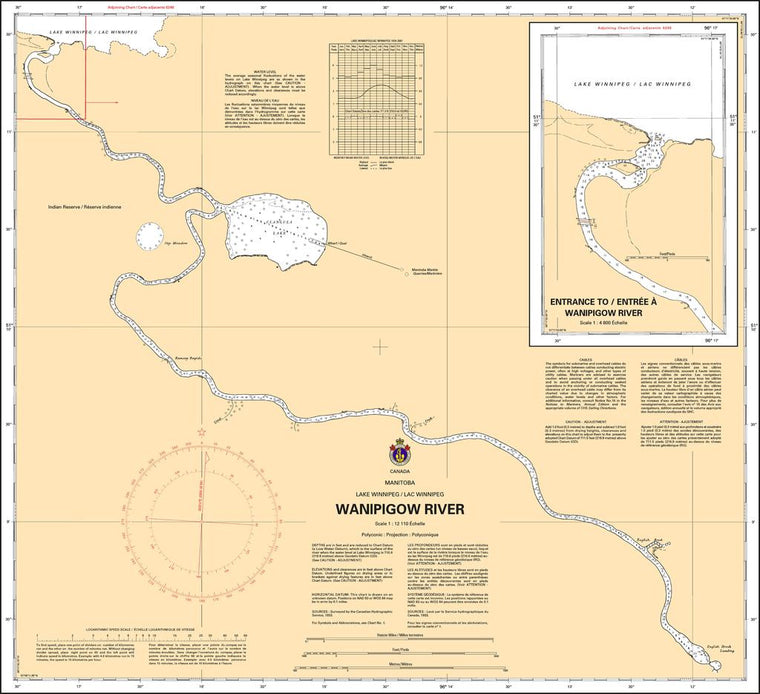 CHS Chart 6269: Wanipigow River