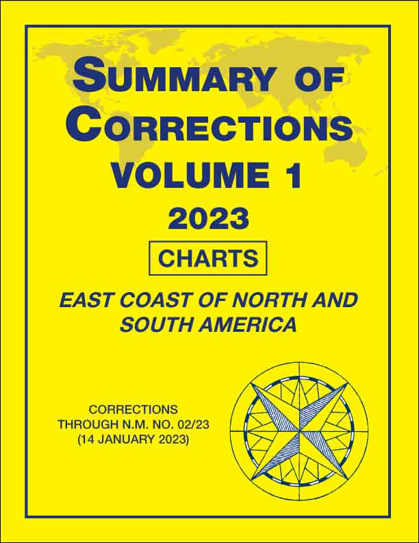 Summary of Corrections: Volume 1 - East Coast of North and South America, 2023