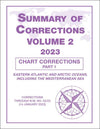 Summary of Corrections: Volume 2 - Eastern Atlantic, Arctic Oceans, Mediterranean 2023