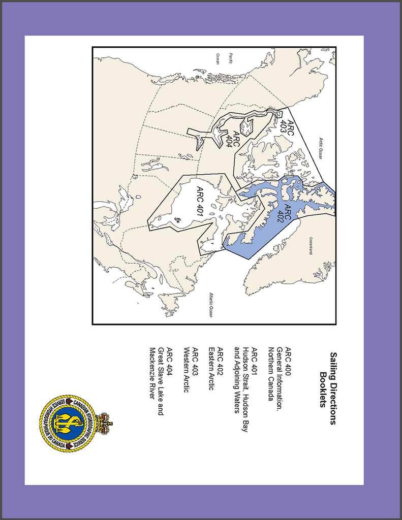 Sailing Directions ARC402E: Eastern Artic