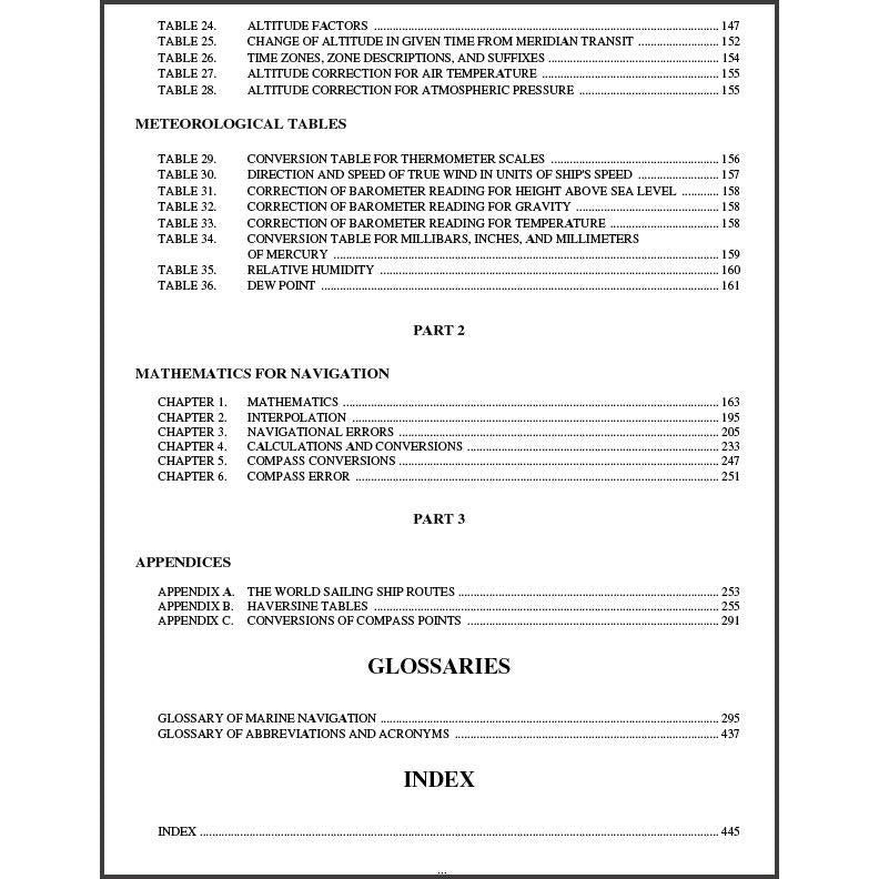 The American Practical Navigator 2019, Volume II