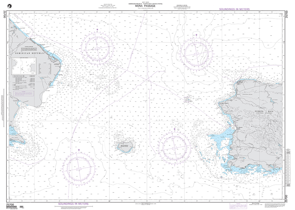 NGA Chart 25700: Mona Passage