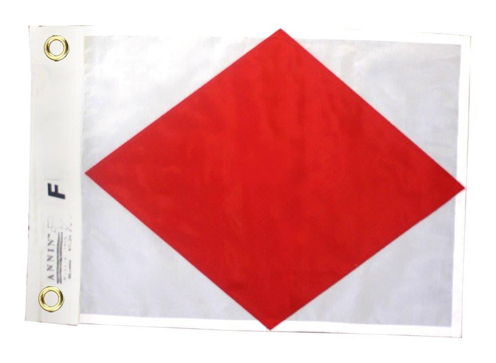 Letter "F" (Foxtrot) Signal Flag