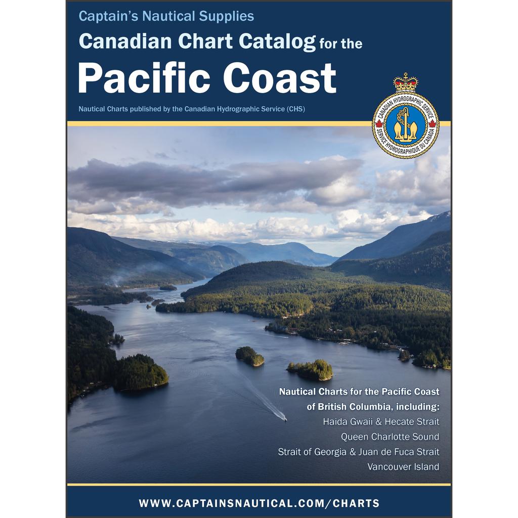CHS Pacific Chart Catalog Captain's Nautical Books & Charts