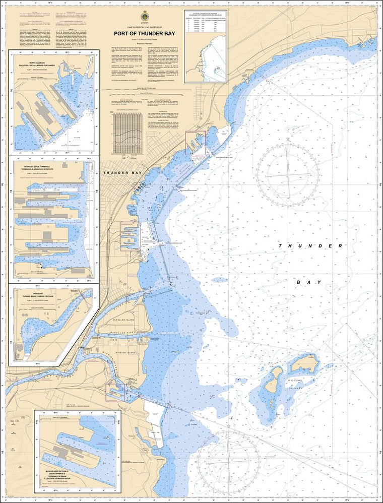 CHS Chart 2314: Port of Thunder Bay