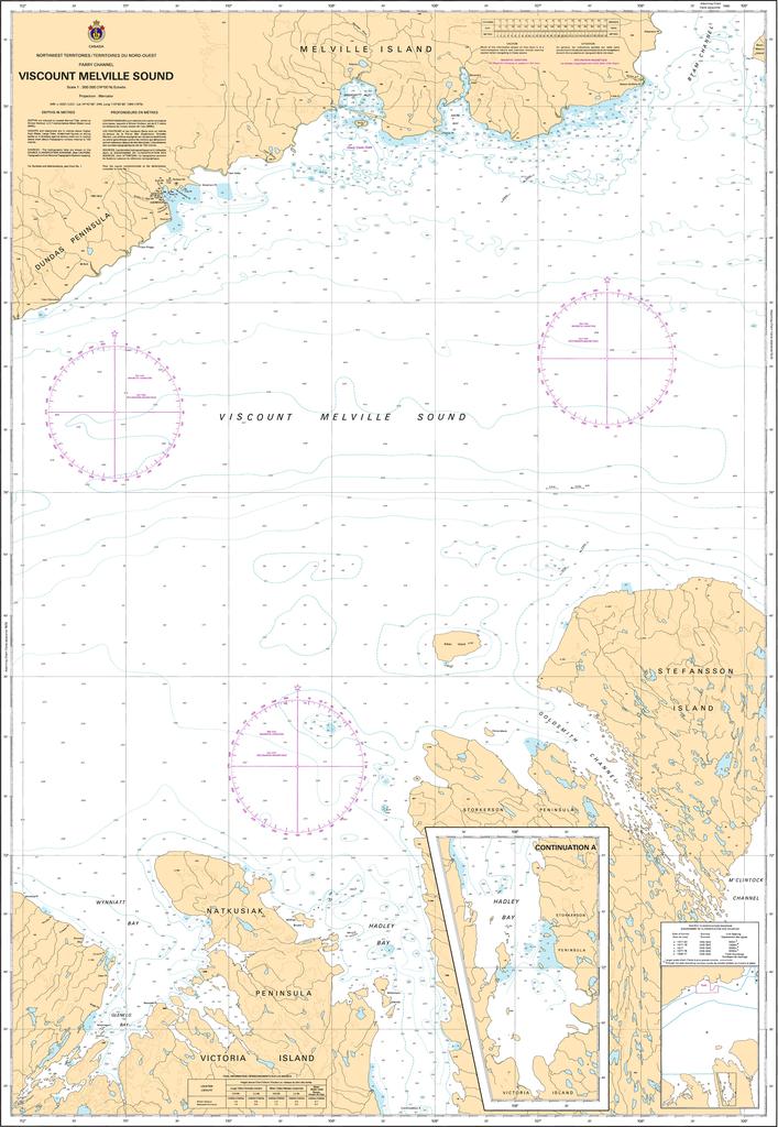 CHS Chart 7571: Viscount Melville Sound