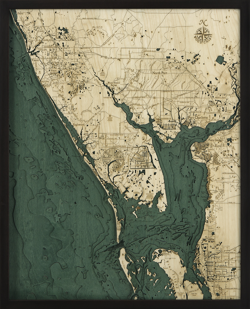 WoodChart of Charlotte Harbor, Florida