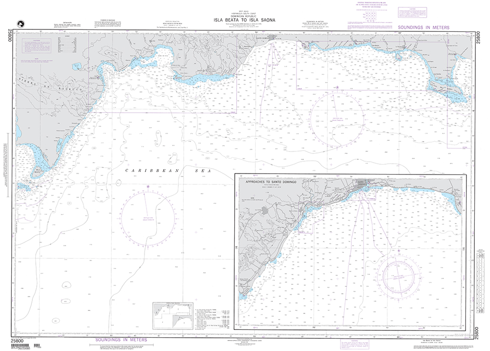 NGA Chart 25800: Isla Beata to Isla Saona