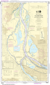 NOAA Chart 18525: Columbia River - Saint Helens to Vancouver