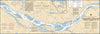 CHS Chart 6423: Askew Islands to/à Bryan Island Kilometre 1180 / Kilometre 1240