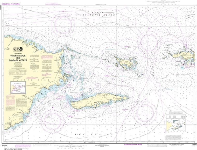 NOAA Chart 25650: Virgin Passage and Sonda de Vieques