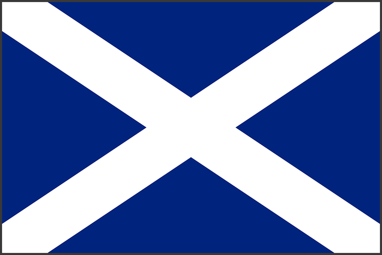 Flag of Scotland (St Andrews Cross)