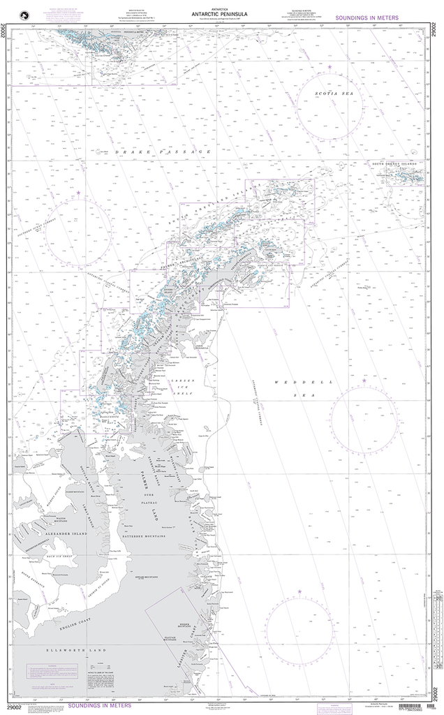 NGA Chart 29002: Antarctic Peninsula