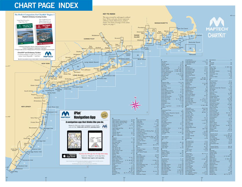 ChartKit Region 3: New York to Nantucket and to Cape May, New Jersey (17th Ed)