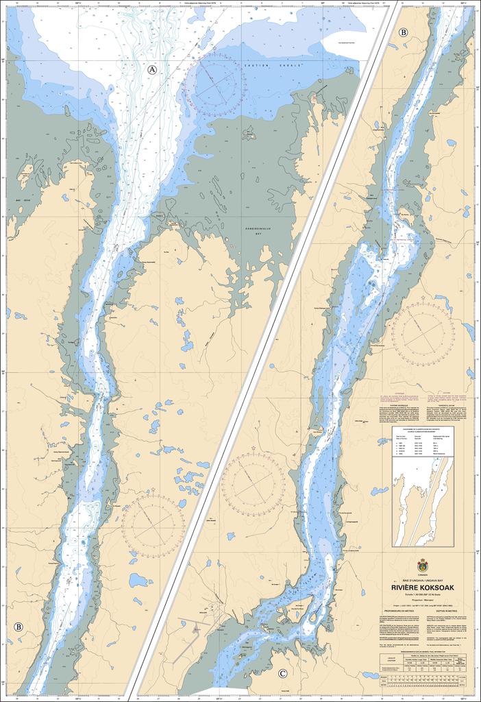 CHS Chart 5338: Rivière Koksoak