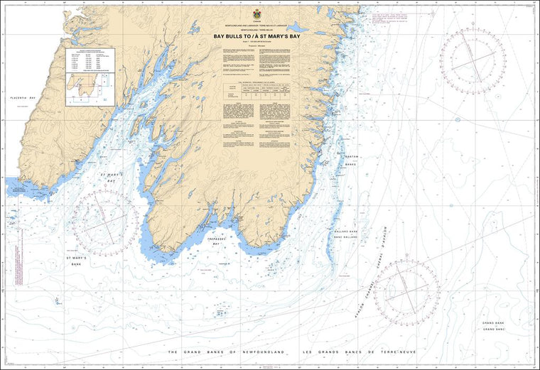 CHS Chart 4817: Bay Bulls to / à St. Marys Bay