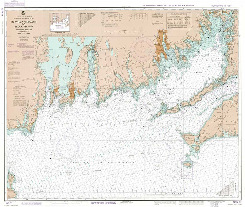 Training Chart 1210TR: Martha's Vineyard to Block Island