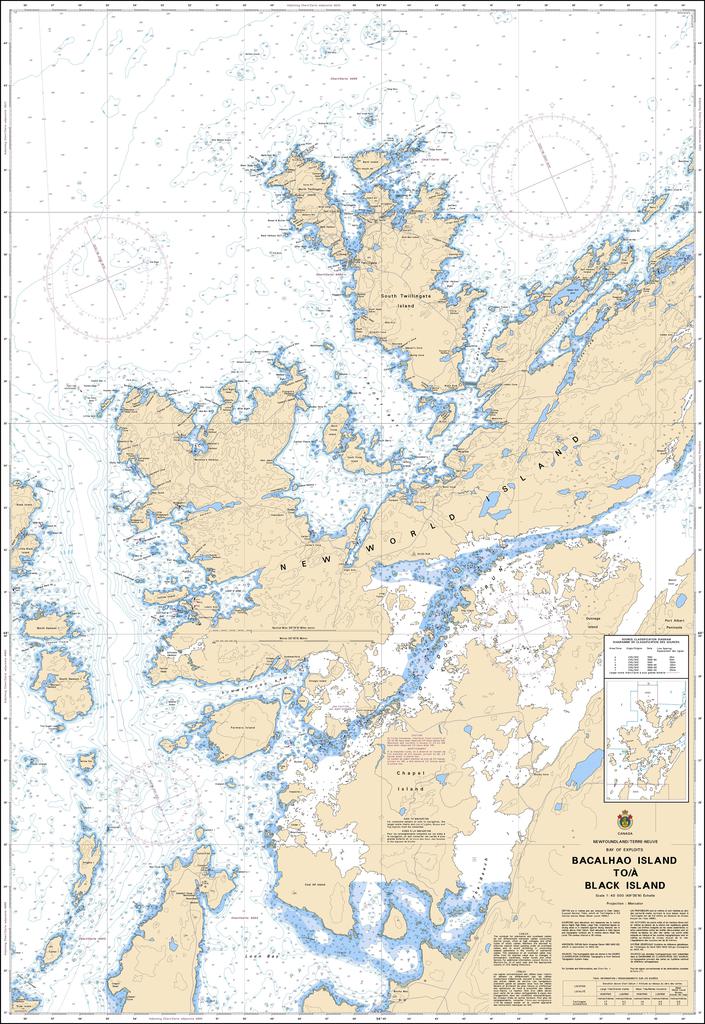 CHS Chart 4863: Bacalhao Island to / à Black Island