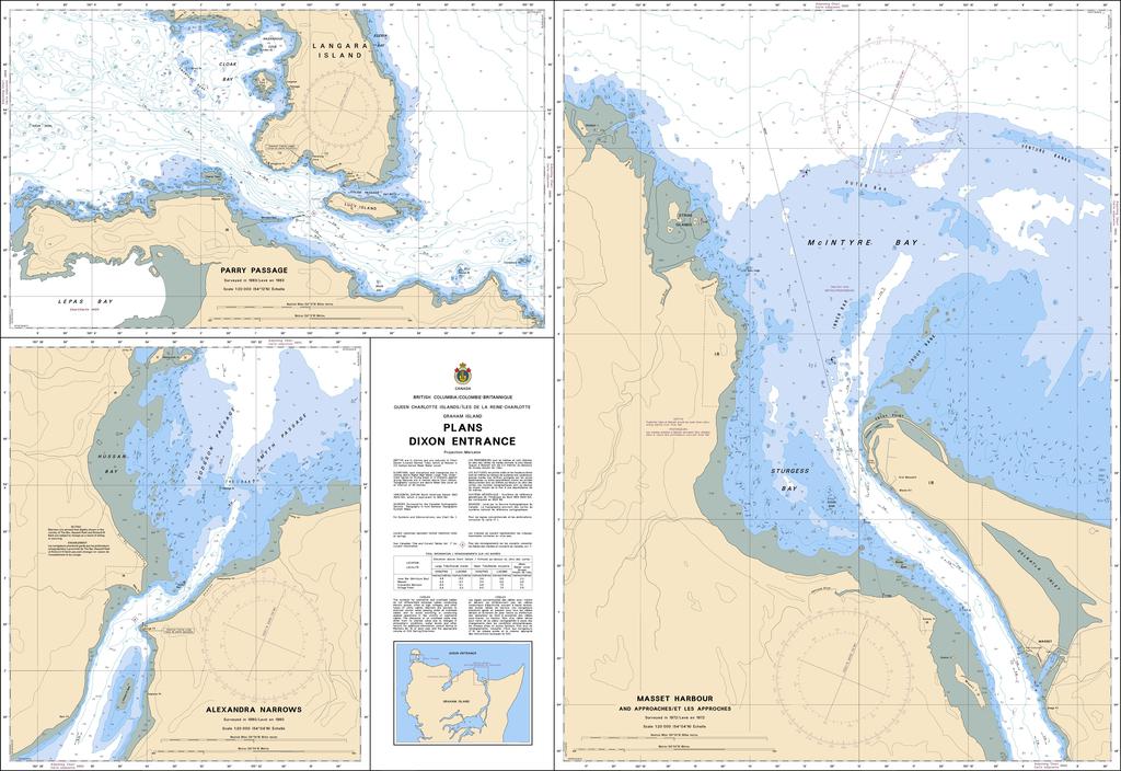 CHS Chart 3895: Plans - Dixon Entrance