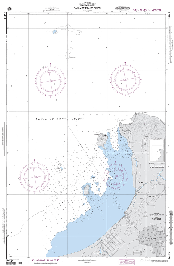 NGA Chart 26143: Bahia de Monte Cristi (Dominican Republic)
