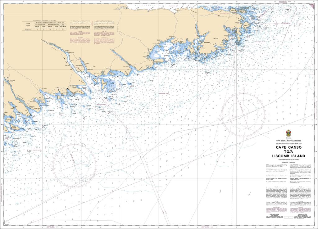 CHS Chart 4321: Cape Canso to / à Liscomb Island