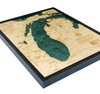 WoodChart of Lake Michigan (Large)