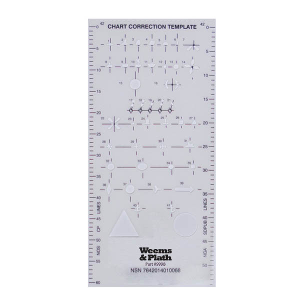 Chart Correction Template - Captain's Nautical Books & Charts