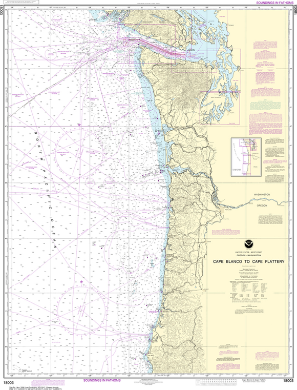 NOAA Charts for the Hawai'ian & Pacific Islands (PI5): North Pacific Ocean