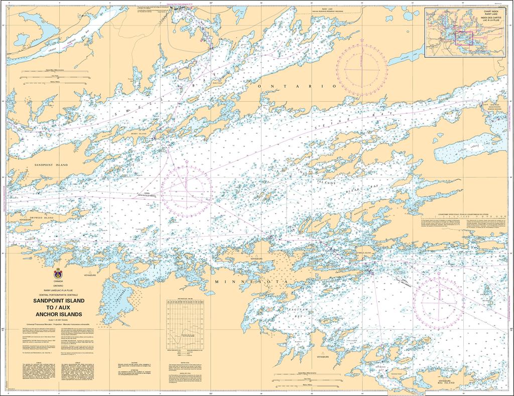 CHS Chart 6109: Sandpoint Island to/aux Anchor Islands