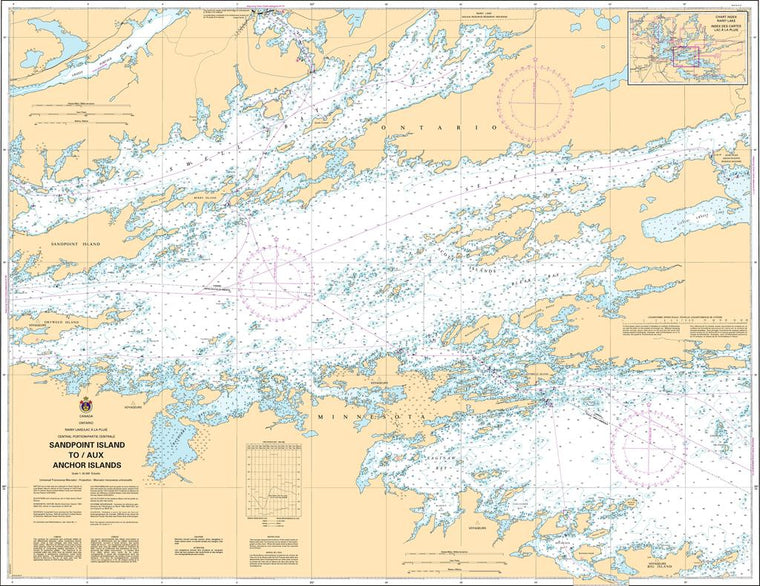 CHS Chart 6109: Sandpoint Island to/aux Anchor Islands