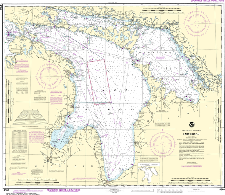 NOAA Chart 14860: Lake Huron