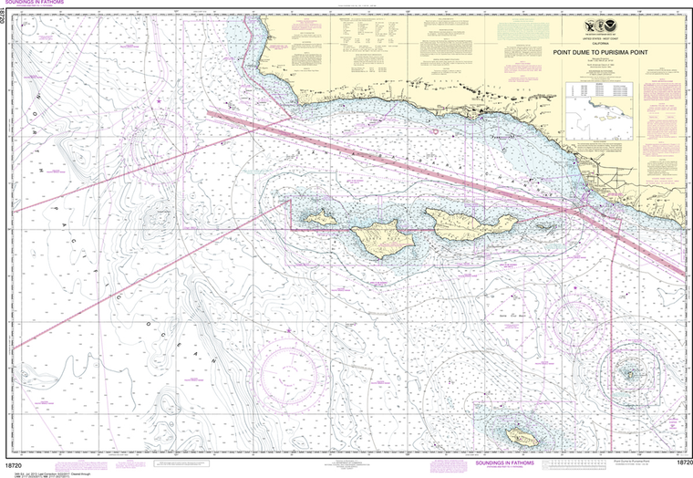 NOAA Chart 18720: Point Dume to Purisma Point