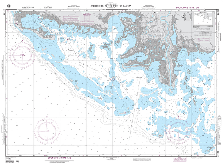 NGA Chart 27183: Approaches to the Port of Casilda