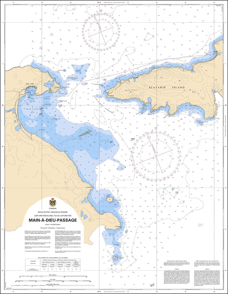 CHS Chart 4377: Main-à-Dieu Passage